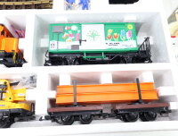 LGB Spur G 70991 Startset 21-tlg. "Bauzug" mit Schienenkreis und Trafo / OVP