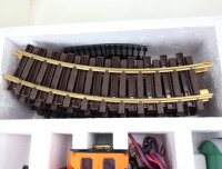 LGB Spur G 70991 Startset 21-tlg. "Bauzug" mit Schienenkreis und Trafo / OVP