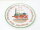 Porzellan Eisenbahn Wandteller Adler Nürnberg 1880-1980 Bürgerverein  Gostenhof