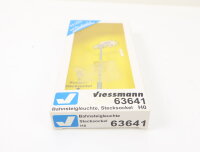 Viessmann 63641 H0 Bahnsteigleuchte mit Kontaktstecksockel, 2 LEDs weiß