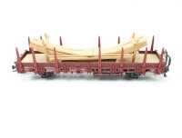 Märklin H0 4694 offener Güterwagen Rungenwagen...