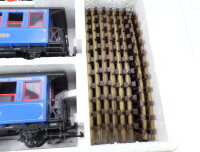 LGB Spur G Personenzugset 3-tlg. "Der blaue Zug" mit Dampflok No. 2 / OVP