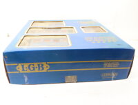 LGB Spur G Personenzugset 3-tlg. "Der blaue Zug" mit Dampflok No. 2 / OVP