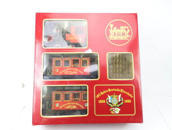 LGB Spur G Startset 12-tlg. Personenzug "150 Jahre Deutsche Eisenbahn" / OVP
