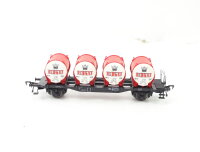Fleischmann H0 5231 Güterwagen Behältertragwagen "EKU" BTms55 015 204 DB