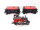 LGB Spur G 2010 3000 5003 Dampflok Stainz + 2x Personenwagen 3. Kl. + Trafo etc.