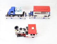 LGB Spur G 21988 Startset 15-tlg. Güterzug "Circus" mit Dampflok und Trafo / OVP