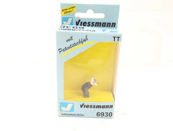 Viessmann TT 6930 Beleuchtung  Flutlichtstrahler nieder, LED weiß OVP