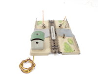 Märklin H0 7390 mechanischer Bahnübergang M-Gleis / Blech Licht