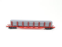 Märklin H0 4770 Güterwagen Rungenwagen mit Röhrenladung 472 4 801-4 DB / NEM