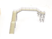 Faller H0 B-178/120178 Gebäude Brücke Fußgängerbrücke Fußgängerüberweg  / gebaut