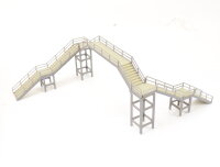 Faller H0 B-178/120178 Gebäude Brücke Fußgängerbrücke Fußgängerüberweg  / gebaut