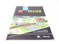Faller Modellbau Katalog Jahreskatalog 1962/63