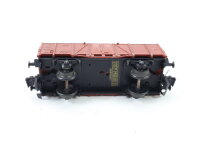Trix Express H0 3414 offener Güterwagen Hochbordwagen 63 001 DB grau / Guss