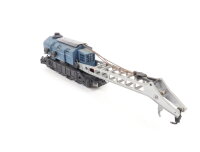 Liliput H0 210 T Güterwagen Kranwagen blau Essen 734 054 DB für Trix Express
