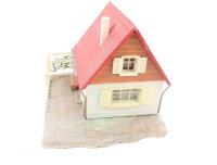 Faller H0 B-202 Gebäude Siedlungshaus Wohnhaus gebaut