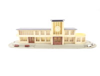 Kibri H0 0/51/4 Gebäude Bahnhof aus den 50er Jahren / gebaut