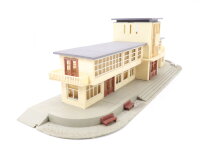 Kibri H0 0/51/4 Gebäude Bahnhof aus den 50er Jahren / gebaut