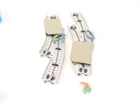 Märklin H0 5140 M-Gleis elektrisches Bogenweichenpaar links rechts / OVP