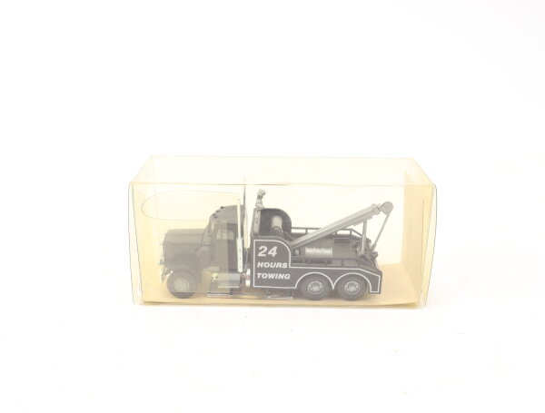 Wiking H0 631 24 Modellauto LKW Abschleppwagen Peterbilt "24 Hours Towing" 1:87