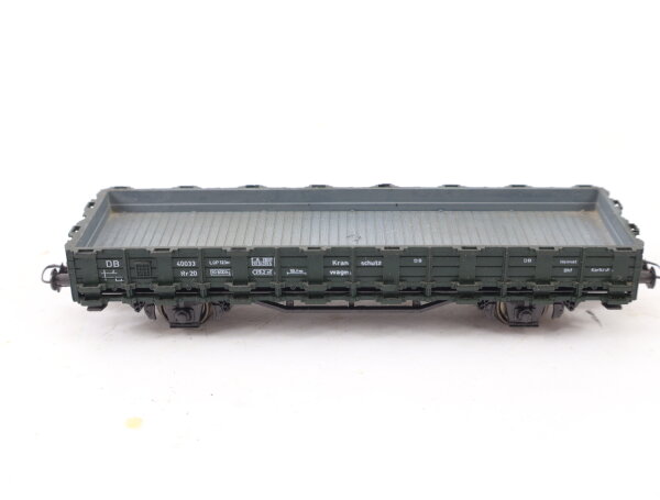 Roco H0 46031 Güterwagen Niederbordwagen Kranschutzwagen 400331 Rr20 DB