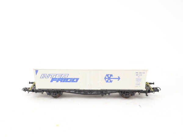 Roco H0 4318 Güterwagen Containertragwagen 042 0 521-5 DB / NEM AC