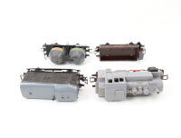 Piko H0 Dampflok grau BR 80 018 + 3x Güterwagen Gepäckwagen Niederbordwagen