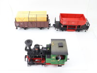 LGB Spur G 70415 Startset 12-tlg. Güterzug mit Dampflok und Trafo / OVP