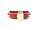 Tillig TT 02619 Diesellok T334 rot-beige BR V23 011 DR / teildefekt