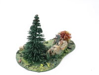 Noch H0 Nr. 713 Diorama Schäfer mit Schafen und Hund