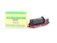 Minitrix N 12840 Diesellok mit Kanzel schwarz BR V36 123...