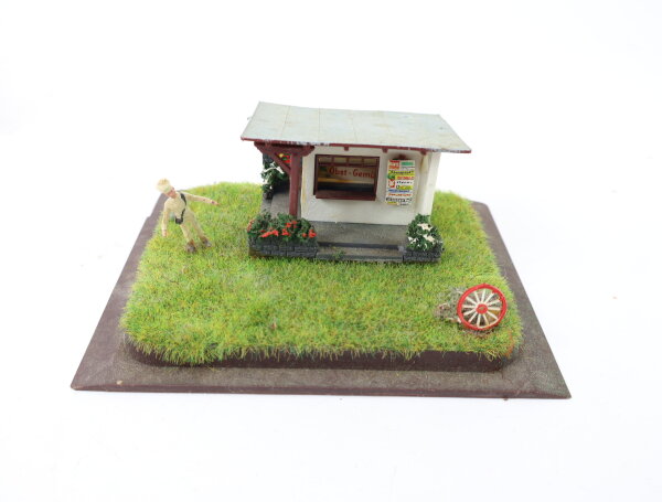 Noch H0 kleines Diorama Kiosk im Grünen 1:87