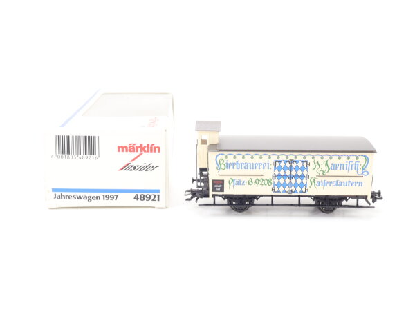 Märklin H0 48921 Güterwagen Bierwagen Jahreswagen 1997 "Brauerei Jaenisch" / NEM