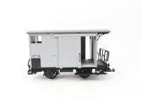 LEhmann LGB G 94007 gedeckter Güterwagen Gepäckwagen AL K.51 grau / OVP