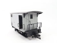 LEhmann LGB G 94007 gedeckter Güterwagen Gepäckwagen AL K.51 grau / OVP