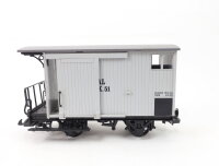LEhmann LGB G 94007 gedeckter Güterwagen Gepäckwagen AL K.51 grau / OVP