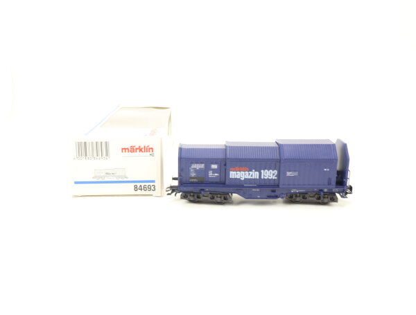 Märklin H0 84693 Güterwagen  Magazin 1992 Teleskophaubenwagen 437 4 289-5 DB NEM