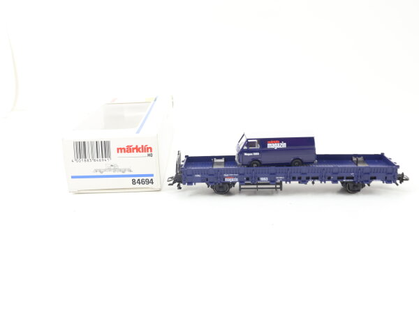 Märklin H0 84694 Güterwagen Magazin Jahreswagen 1993 mit Transporter 3 010-3