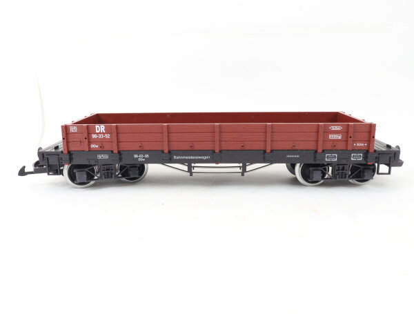 LGB Spur G Güterwagen Niederbordwagen Bahnmeistereiwagen 99-33-52 DR