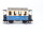 LGB Spur G Personenwagen Lokalbahn 2. Klasse blau/beige / OVP