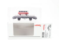 Märklin H0 46005 Güterwagen Insider Niederbordwagen mit VW Samba Bus / NEM