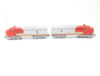 Märklin H0 3060 4060 US Diesellok 2-tlg. A-Unit Typ F7 337 Santa Fe / Guss OVP