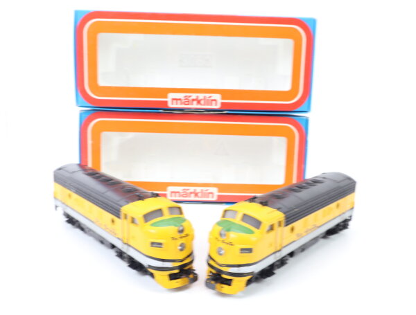 Märklin H0 3062 4062 US Diesellok 2-tlg. A-Unit Typ F7 337 Rio Grande / Guss OVP