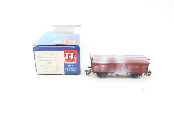 Tillig TT 95105 Güterwagen Schiebedachwagen  3542-6 DB / gealtert OVP