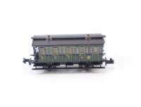Minitrix N 3063 00 Personenwagen Postwagen 3. Klasse K.Bay.Sts.B. / OVP