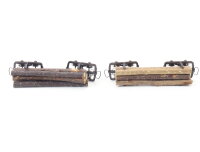 Roco N 34511 Güterwagen-Set 2 tlg. Feldbahnloren Drehschemel mit Holzstämmen OVP