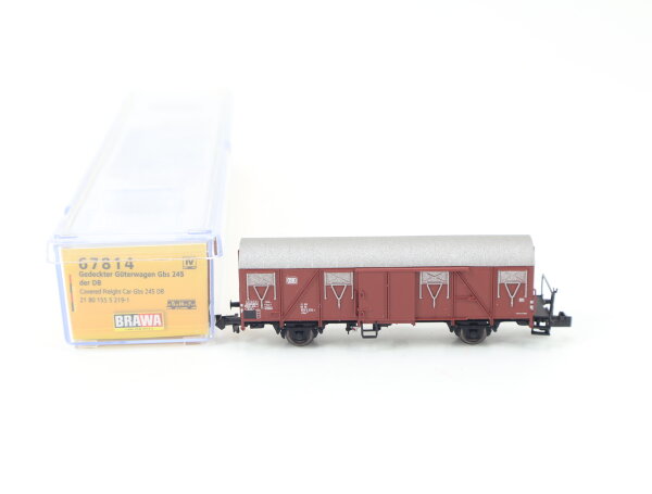 Brawa N 67814 gedeckter Güterwagen Gbs 5 219-1 DB / NEM OVP
