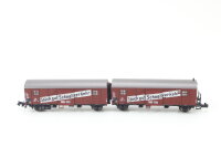 Minitrix N 13624 Güterwagen Leig-Einheit Stückgut Schnellverkehr 218 041 DB /OVP