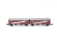 Minitrix N 13624 Güterwagen Leig-Einheit Stückgut Schnellverkehr 218 041 DB /OVP