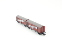 Minitrix N 13624 Güterwagen Leig-Einheit Stückgut Schnellverkehr 218 041 DB /OVP
